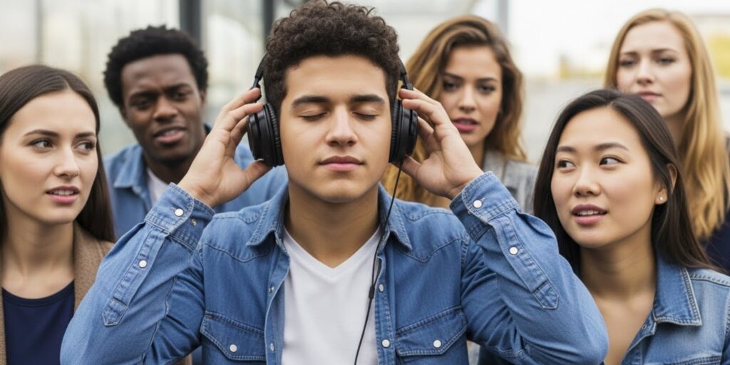 Audição dos jovens